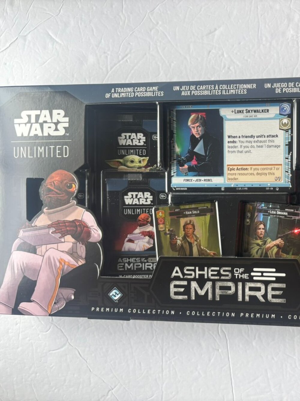 NEW Star Wars Unlimited Ashes of the Empire Gift Box - 131 Cards